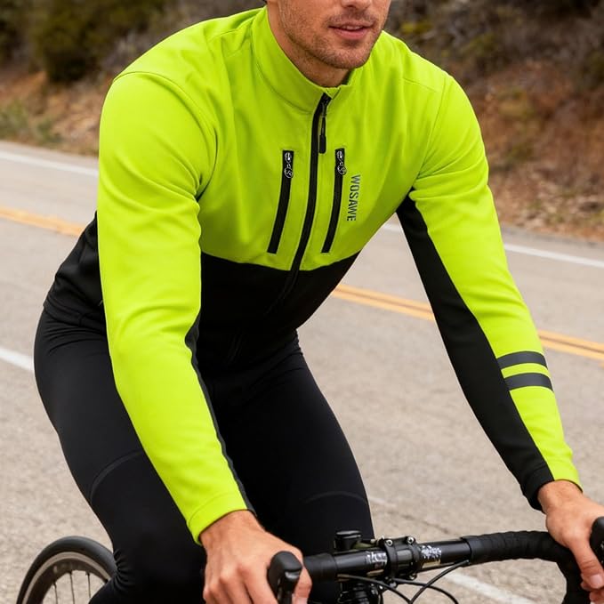 Chaqueta térmica ciclismo WOSAWE para hombre miniatura 2