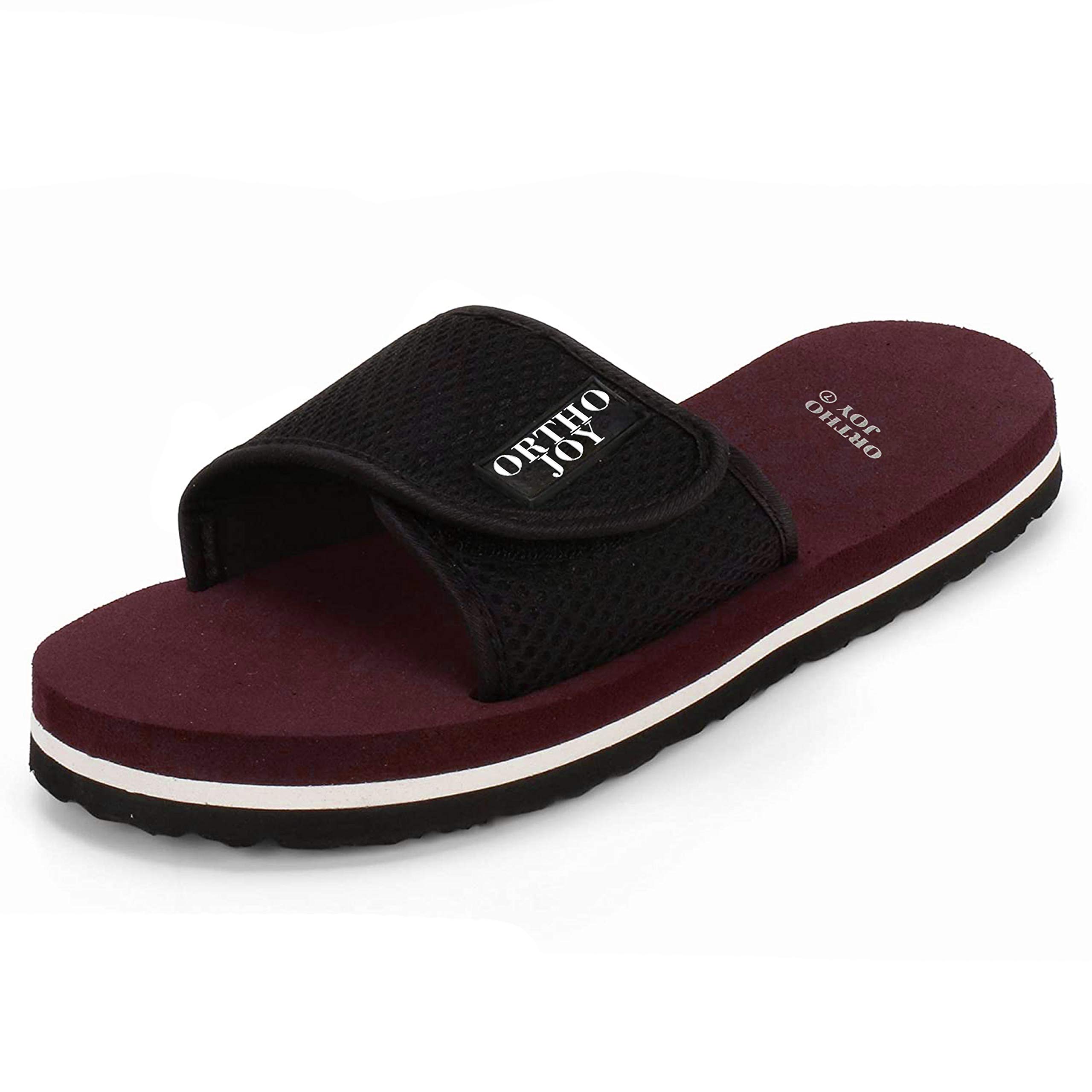 ORTHO JOY Extra Soft Doctor Ortho Slippers for Men/Flip-flops - ORTH_MSP03_BLK_06