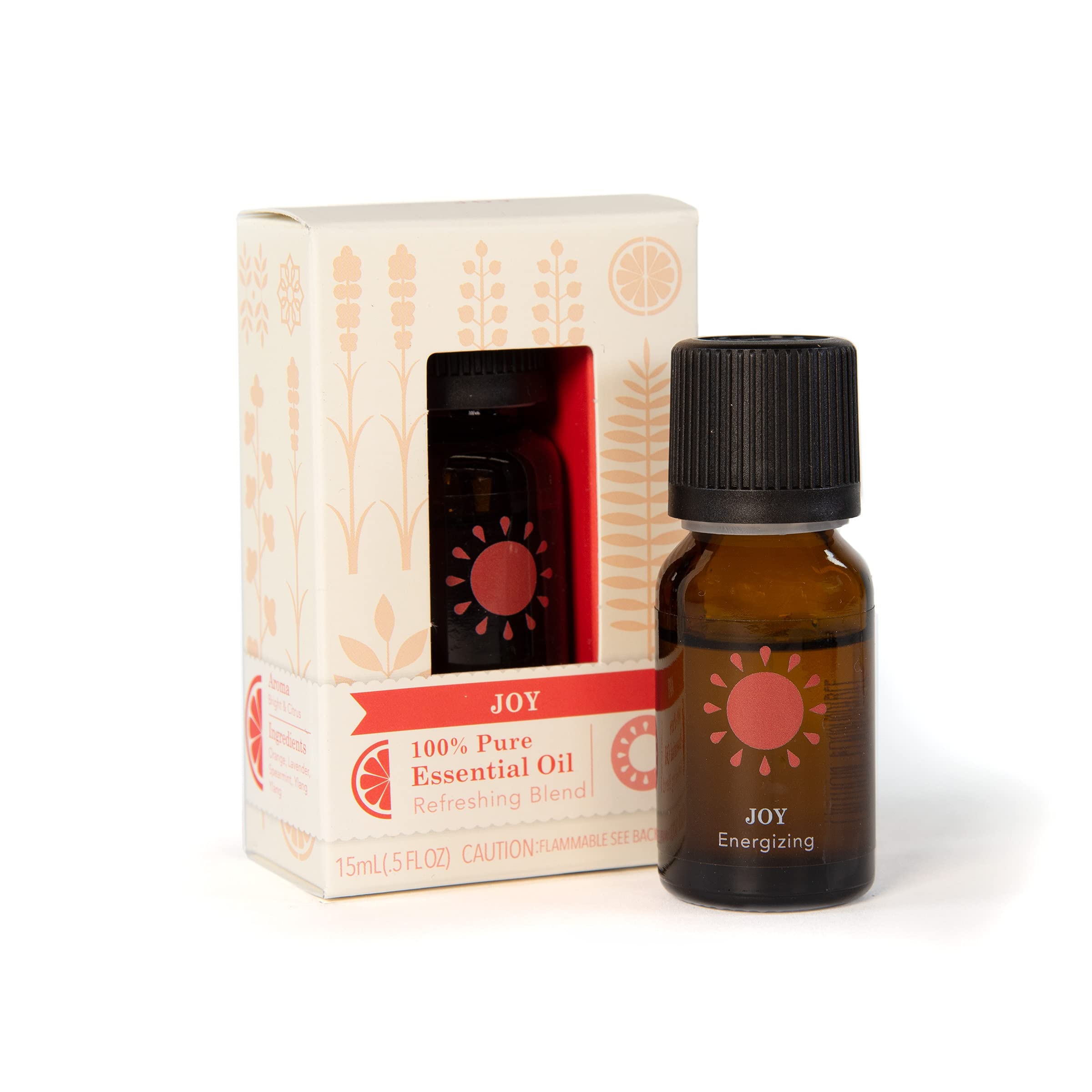 Scentsationals100% Pure Essential Oils - All Natural Essential Oils Blend for Diffusers - Refreshing Aromatherapy Oils for Home or Office - 15 ml, Joy