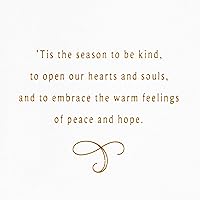 Vista 3 de Hallmark Elegante tarjeta de Navidad (Peace & Hope)