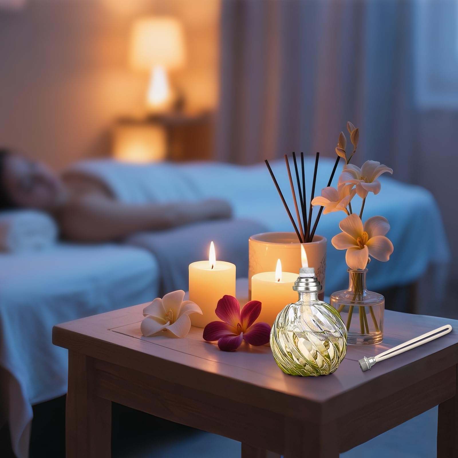 4er Set Duftlampe Docht Ersatzdocht für Lampe Berger und alle katalytischen Duftlampen mit katalytischem Brenner zur Verbesserung der Raumluft und Aromatherapie (18mm*4PC)