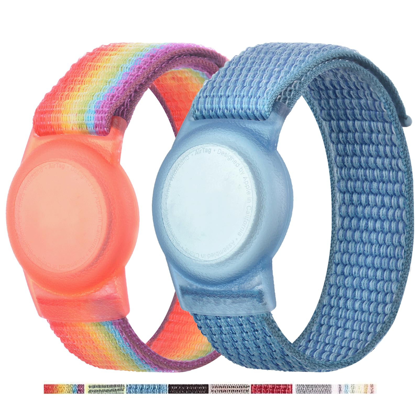Bracelet for AirTag Kids,Protective Cover for Air Tag with Nylon Wristband