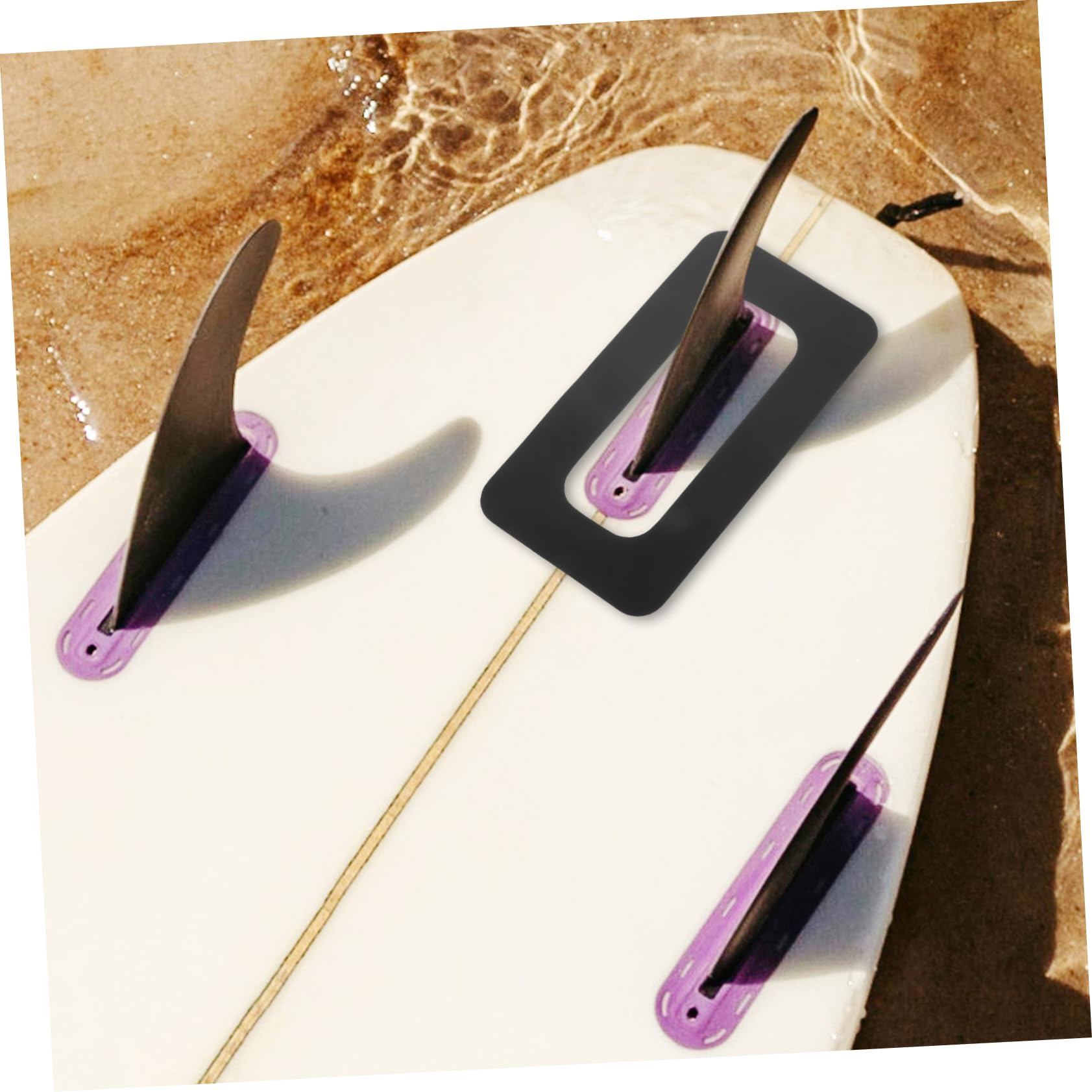 BESPORTBLE Box Accessori per Tavole da Surf Paddle Board Slot per Pinna Base Paddle Tail Patch di Connessione