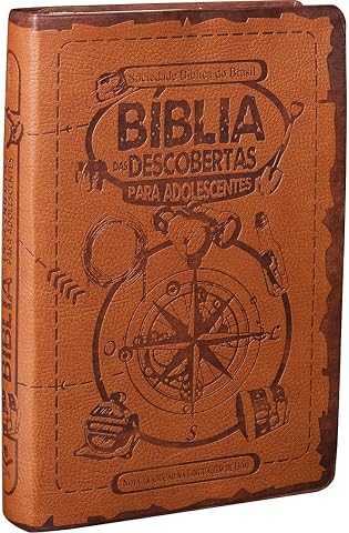 Bíblia das Descobertas NTLH, Letra Regular, com mapa, Capa Couro Sintético Marrom: Nova Tradução na Linguagem de Hoje (NTLH)