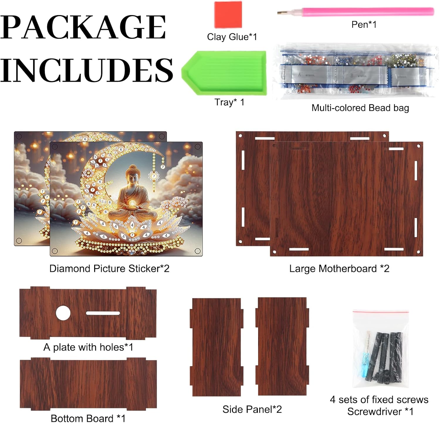 DIY Diamond Painting Money Box Kit, Religious Adult 5D Diamond Art Money Box, Creative Coin Diamond Art Storage Jar, Suitable for Birthdays, Christmas, Home Decor Handicraft Gifts image 3