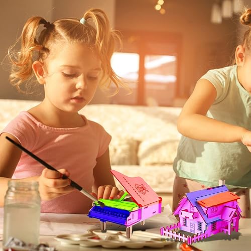 Vista 29 de calary Rompecabezas de madera 3D de simulación de dinosaurio, conjunto de juguetes para niños y adultos, juego de 6