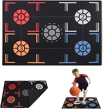 Basketball Training Mat, Agility Step Training Mat, Non-Slip, Basketball Mat for All Levels Players Gifts for Lovers