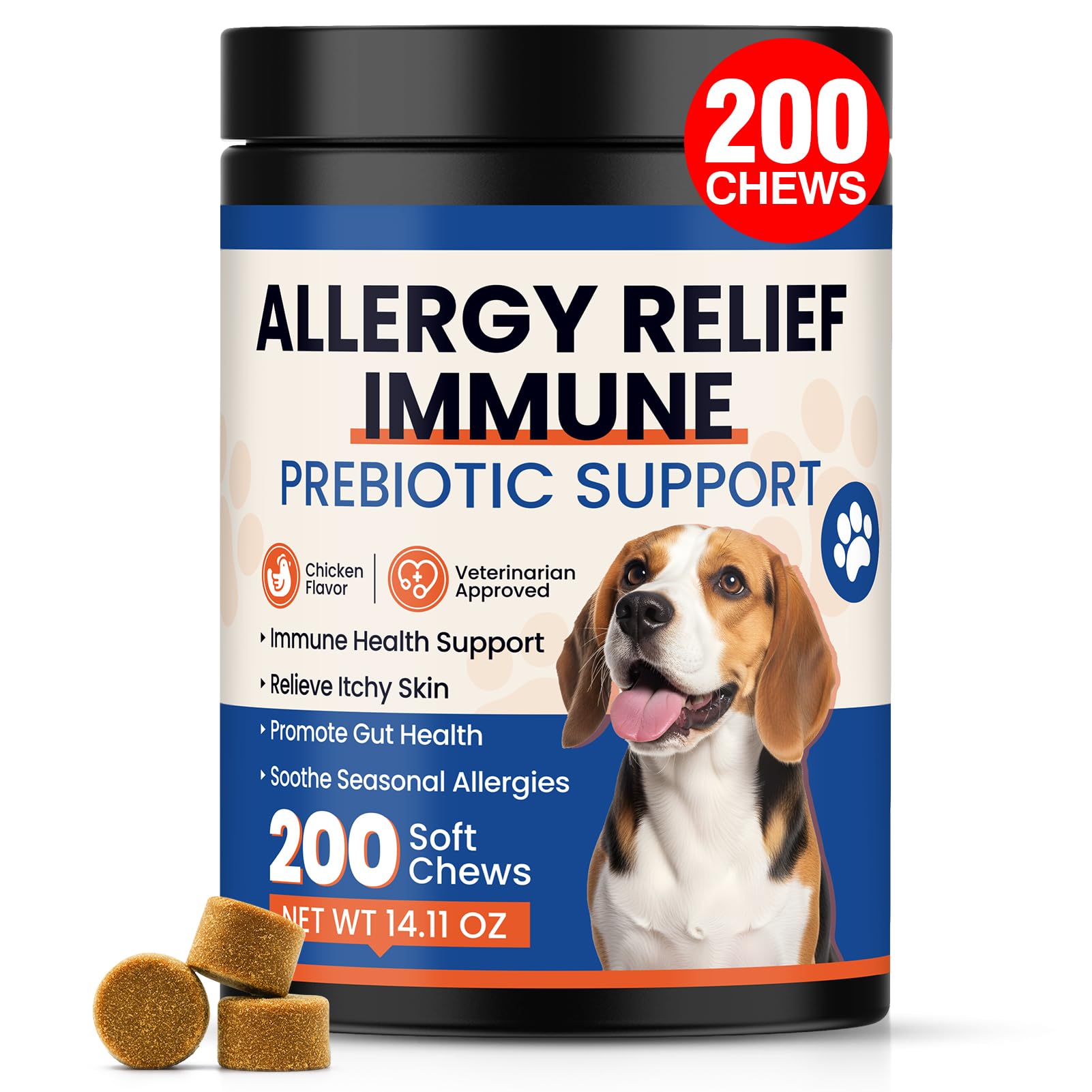 Pizcxlvy Dog Allergy Chews