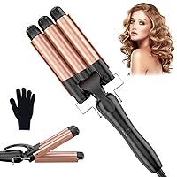 Ferro arricciacapelli 3 botti Beach Waves Ferro ondulato per capelli