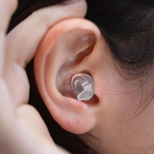 Miniatura 3 de Eargasm Tapones para los oídos más pequeños, transparentes de alta fidelidad filtrados que reducen el ruido, reutilizables, para niños, mujeres,