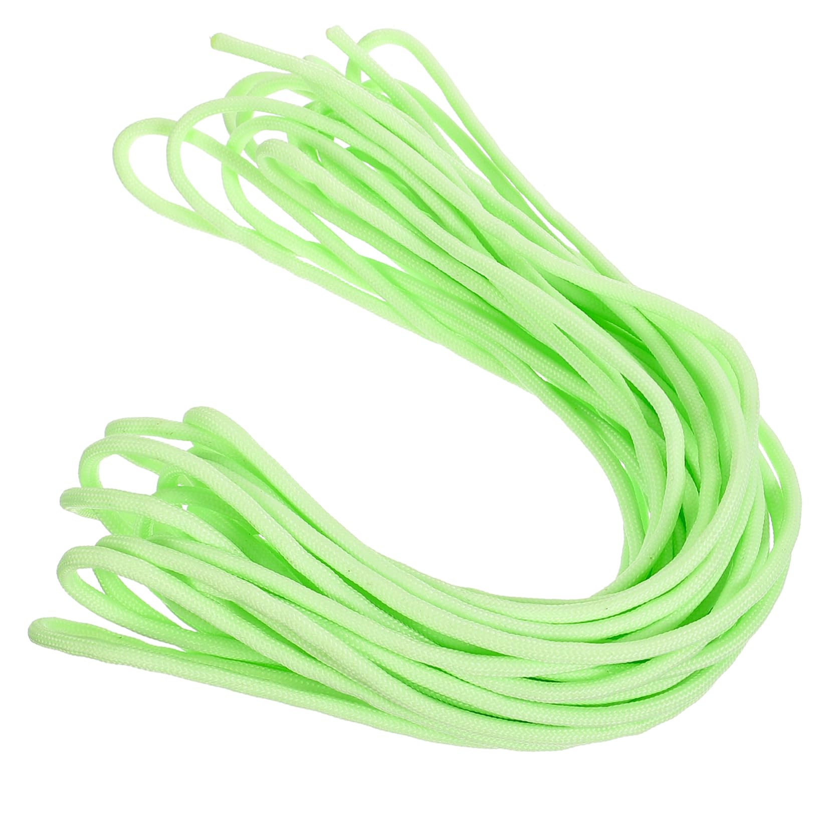Housoutil 4 Stück 1 Im Dunkeln leuchtendes 7-adriges Paracord sicherungsseil sicherheitsseil elastisches Seil Fallschirmleine DIY liefert multifunktionales Regenschirmseil Nylon Light Green