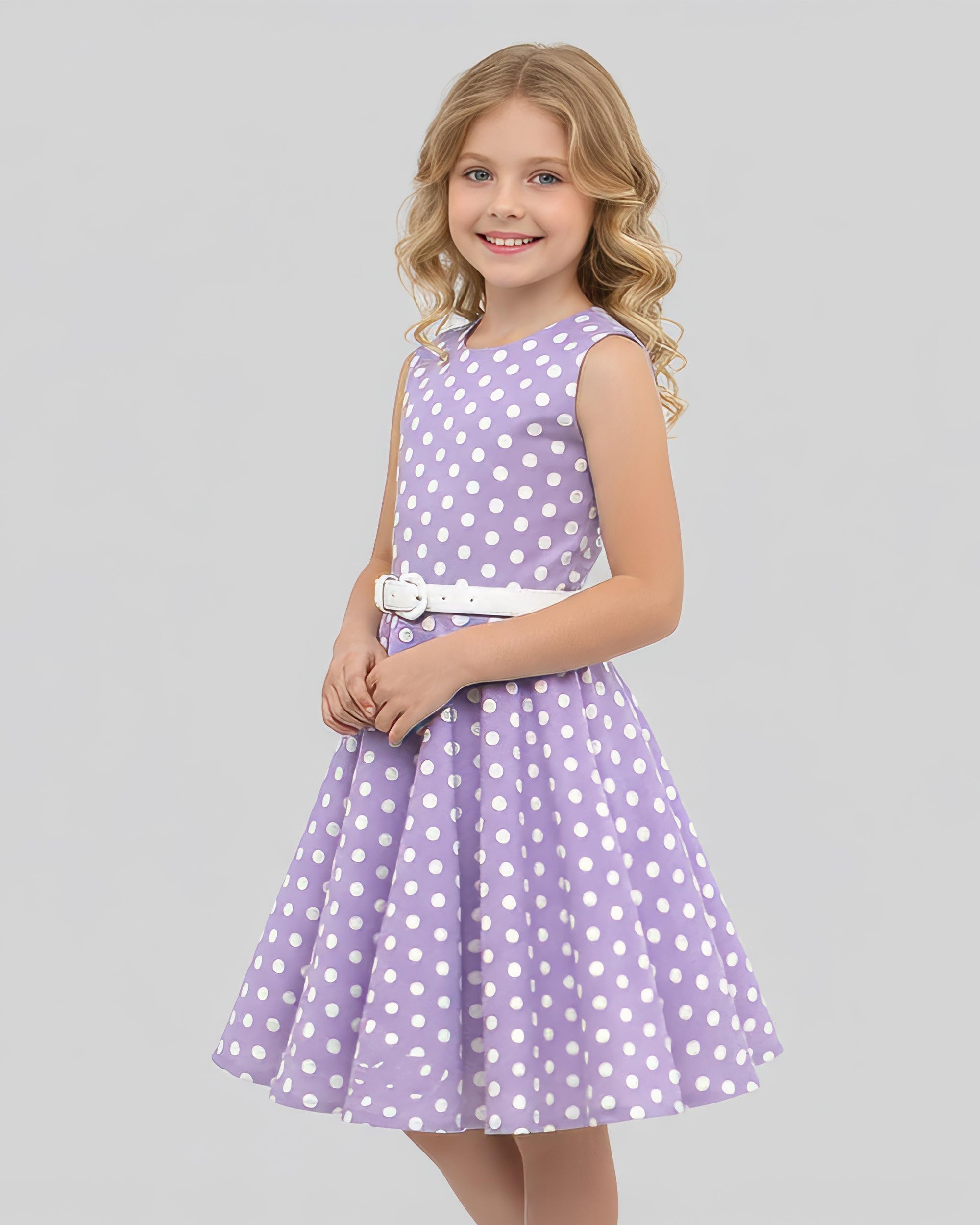 BlackButterfly Enfants Robe Années 50 Vintage 'Audrey'