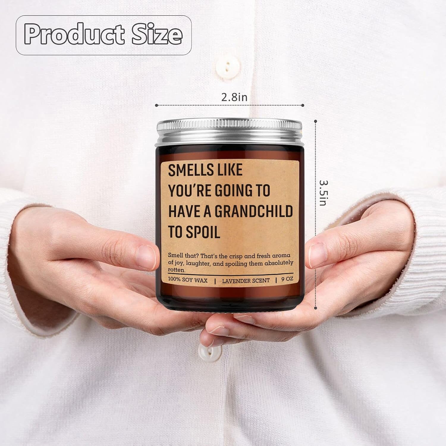 Fairy's Gift Candle, Pregnancy Announcement, Grandparents Baby Announcement