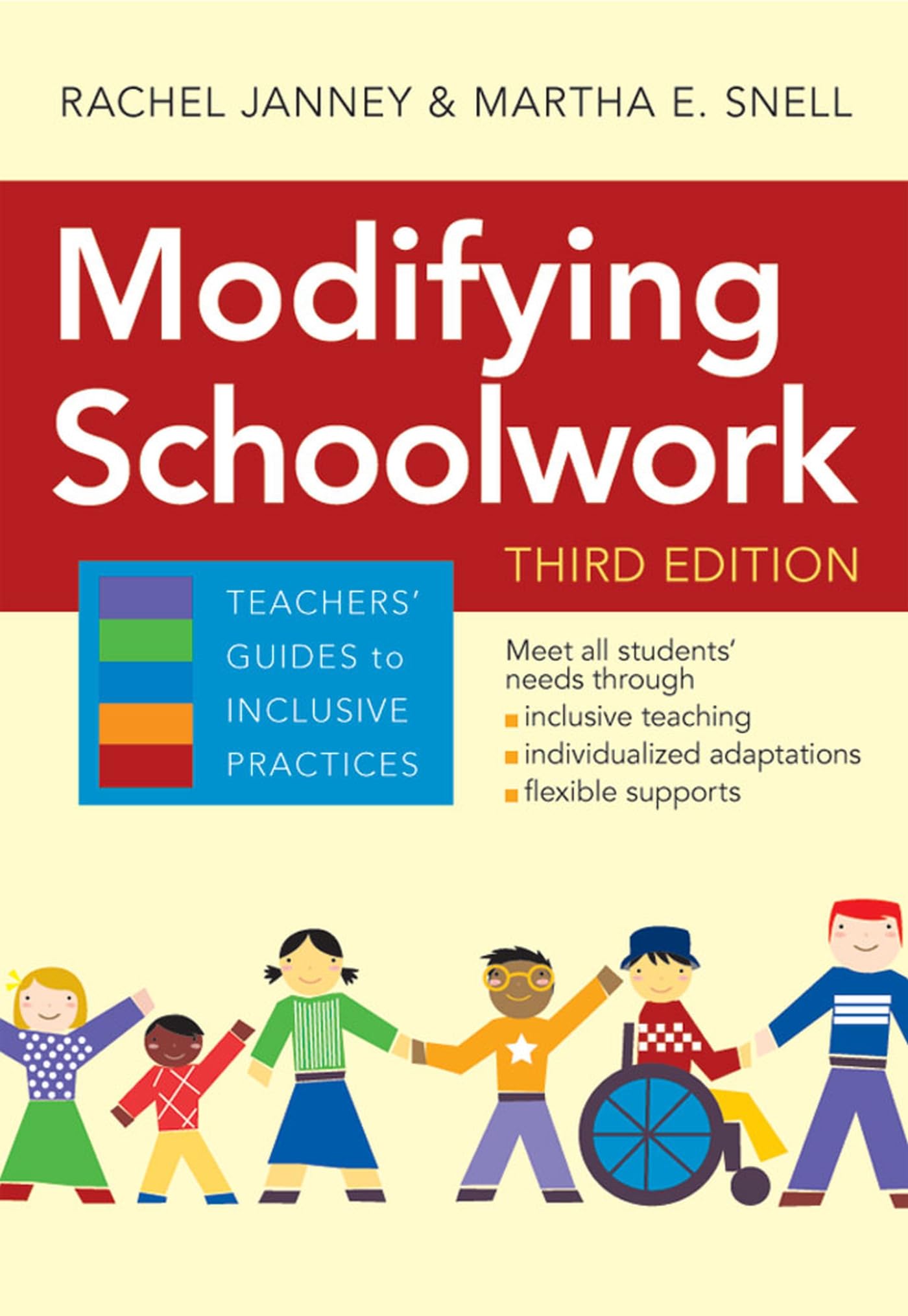 Modifying Schoolwork (Teachers' Guides) <p> Need quick, practical, ready-to-use guidance on teaching all students-and making appropriate modifications for kids who need extra support? Get a <b> clear and concrete plan for K-12 inclusion </b> in this NEW edition of the bestselling book in the Teachers' Guides to Inclusive Practices series. Packed with field-tested strategies, case studies, and planning tools, this hands-on guide will help teachers deliver <b>effective universal instruction </b> in core content areas and create customized adaptations and flexible supports for students with diverse needs and abilities. Teachers will learn what really works in inclusion, and they'll discover how to seamlessly weave in modifications while encouraging each student's sense of belonging. </p><b>NEW TO THIS EDITION: </b><ul><li> Practical guidance on implementing <b>Universal Design for Learning</b> </li><li> Content aligns clearly with an <b>RTI framework</b>, with strategies spanning from whole-class instruction to highly individualized adaptations</li><li> More on working with <b>students with significant disabilities and complex learning needs</b>-one of the biggest challenges of inclusion</li><li><b> Easy-to-print forms </b>that help teachers plan individualized supports and adaptations, available at www.brookespublishing.com</li><li><b> Helpful "focusing questions" </b>at the start of each chapter-perfect for preservice study and teacher book club discussions</li><li> <b>New stories from teachers and parents </b>that spotlight real-world challenges and successes</li></ul>With printable planning tools!<ul><li>Team Roles and Responsibilities Checklist</li><li>Program-at-a-Glance</li><li>Student Profile</li><li>General Assessment of Classroom Activities</li><li>Program Planning Matrix</li><li>Individualized Adaptations and Support Plan</li><li>and more</li></ul>