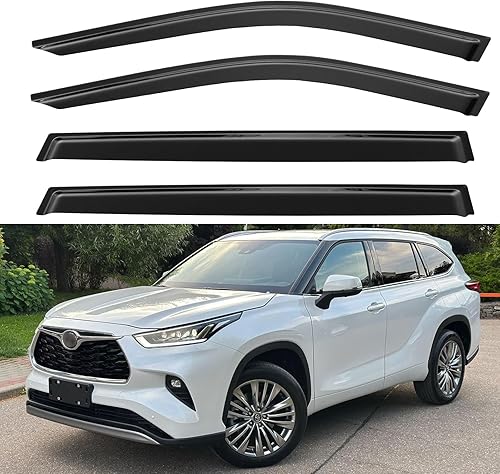 Miniatura 889 de Visores protectores de lluvia para ventana, deflectores de viento de canal exterior