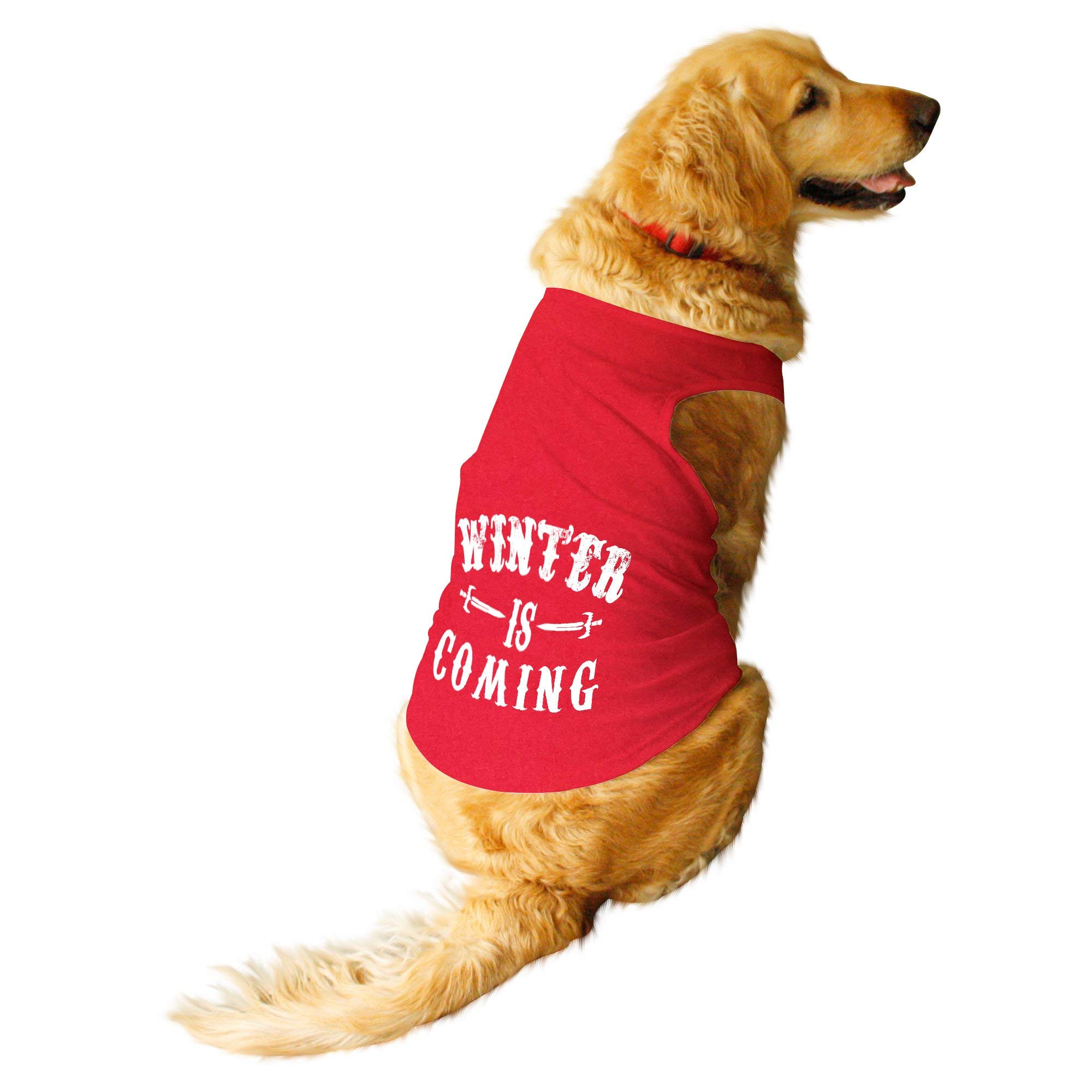 See full amazon price history chart for Ruse Pet Winter is Coming Round Neck Sleeveless Dog Vest Tank T-Shirt/Tees Apparel/Clothes/Tees Gift for Dogs(Poppy Red) /Large (Full Grown Desi/Stray, Doberman etc.) Ruse Pet Winter is Coming Round Neck Sleeveless Dog Vest Tank T-Shirt/Tees Apparel/Clothes/Tees Gift for Dogs(Poppy Red) /Large (Full Grown Desi/Stray, Doberman etc.) (B07R5B5XB8) Amazon Price History, Amazon Price Tracker