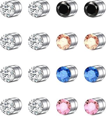 Anicina Fake Faux Nose Ring Fake Nose Piercing Fake Septum Nose Ring Hoop Faux Nose Rings for Women Fake Double Nose Ring Fake Earrings for Men Women Non Piercing