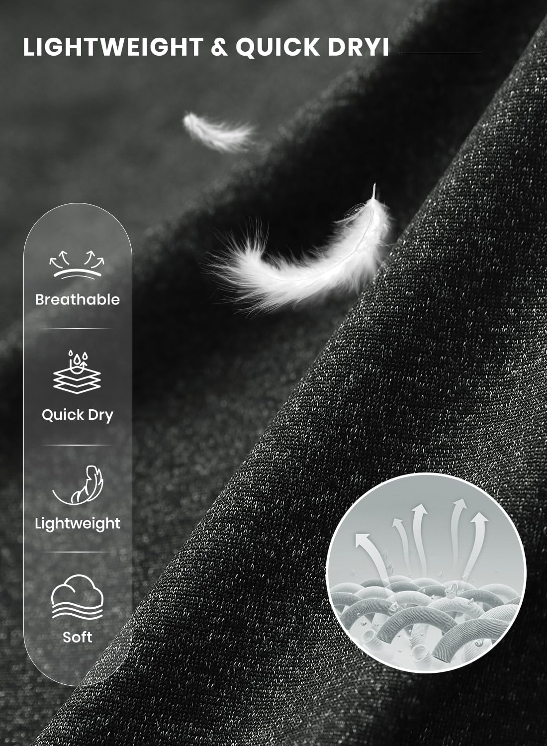 Cosy Pyro 5-Pack Women's Dry Fit Crop T-Shirts Short Sleeve Solid Cropped Athletic Top Crew Neck Casual Workout Yoga Tees - Image 5