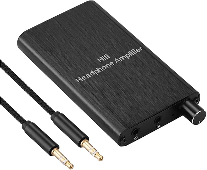 Headphone Amplifier, Portable HiFi Headphone Amp 3.5mm