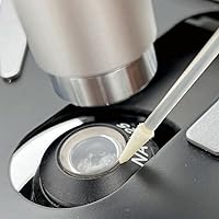 Vista 4 de AAwipes Hisopos ESD con punta de espuma (100 piezas, transparentes) hisopos de limpieza para electrónica, mini varillas de esponja con punta segura