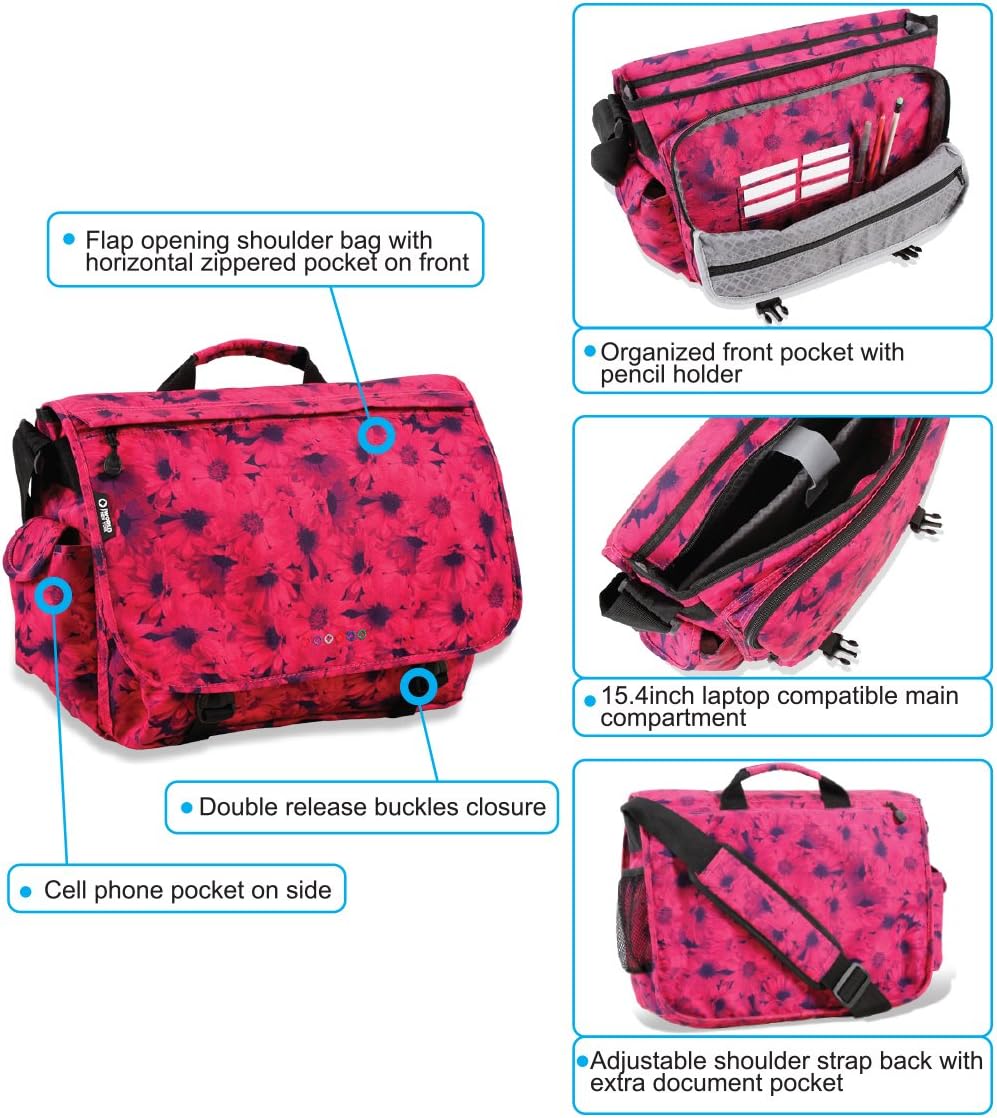 🔥 J World New York Thomas Laptop Messenger Bag, One Size