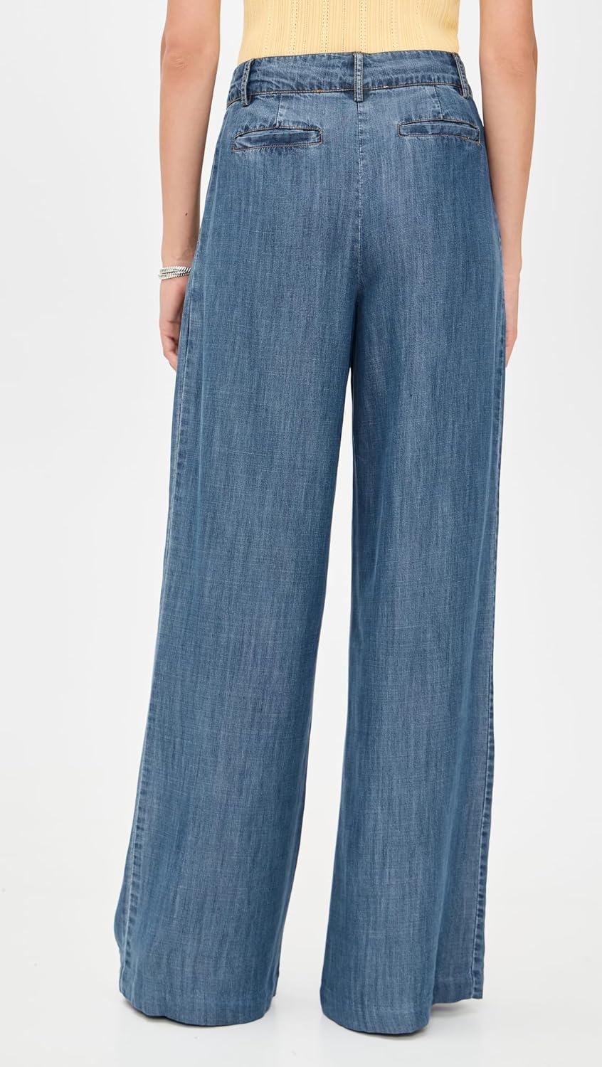 Ramy Brook Womens Chambray Oscar Pant - Image 3