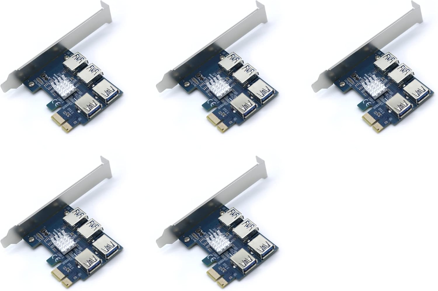 ライザーカード8つ PCIE4分岐2つ マイニング