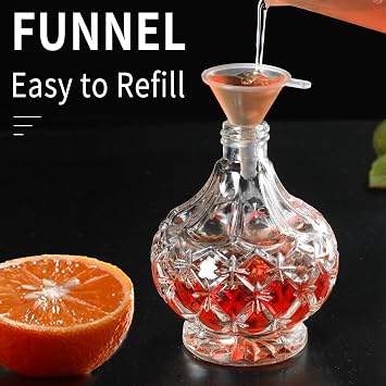 SuproBarware Atomizer Sprayer for Cocktail - Refillable 100ml Classic Sprayer with Air Bulb, Great for bartender, Home Bar PWP2 (100ml)