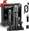 AREYZIN Ear and Nose Hair Trimmer Rechargeable 3-in-1 Versatile Trimmer for Men Professional Painless Electric Shaver