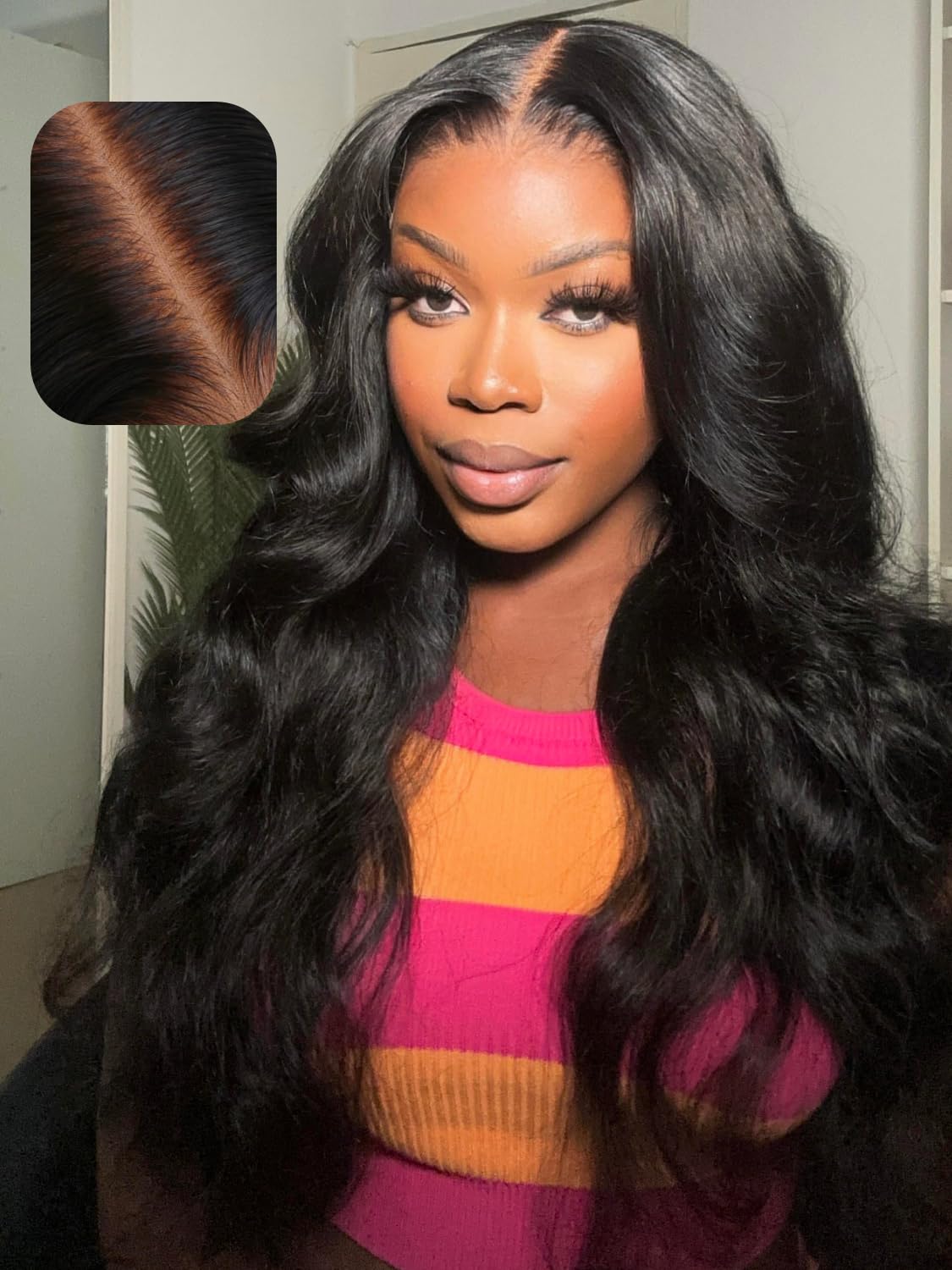 UNICE Pre Everyting Glueless Frontal Wig Body Wave 13X4 HD Pre Cut Lace Front Wigs Human Hair Pre Bleached Invisible Bye Bye Knots Wig Pre Plucked 150% Density 22inch