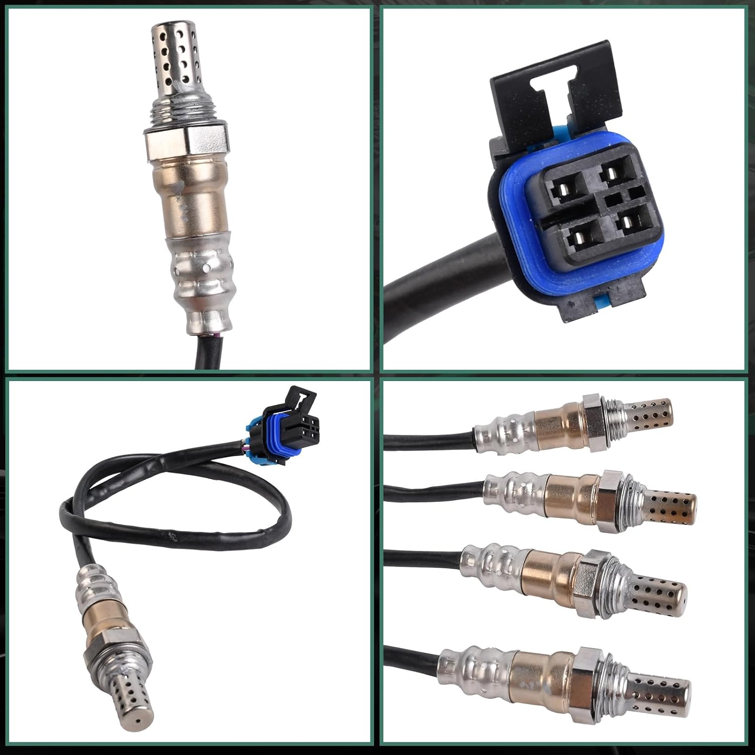 234-4566 4Pcs Oxygen O2 Sensor Upstream and Downstream Fit for Enclave 2012-2017, Traverse 2012-2017, Impala 2014-2018, Acadia 2012-2016, Colorado 2015-2016, Canyon 2015-2016, 3.6L Replace 34-4565
