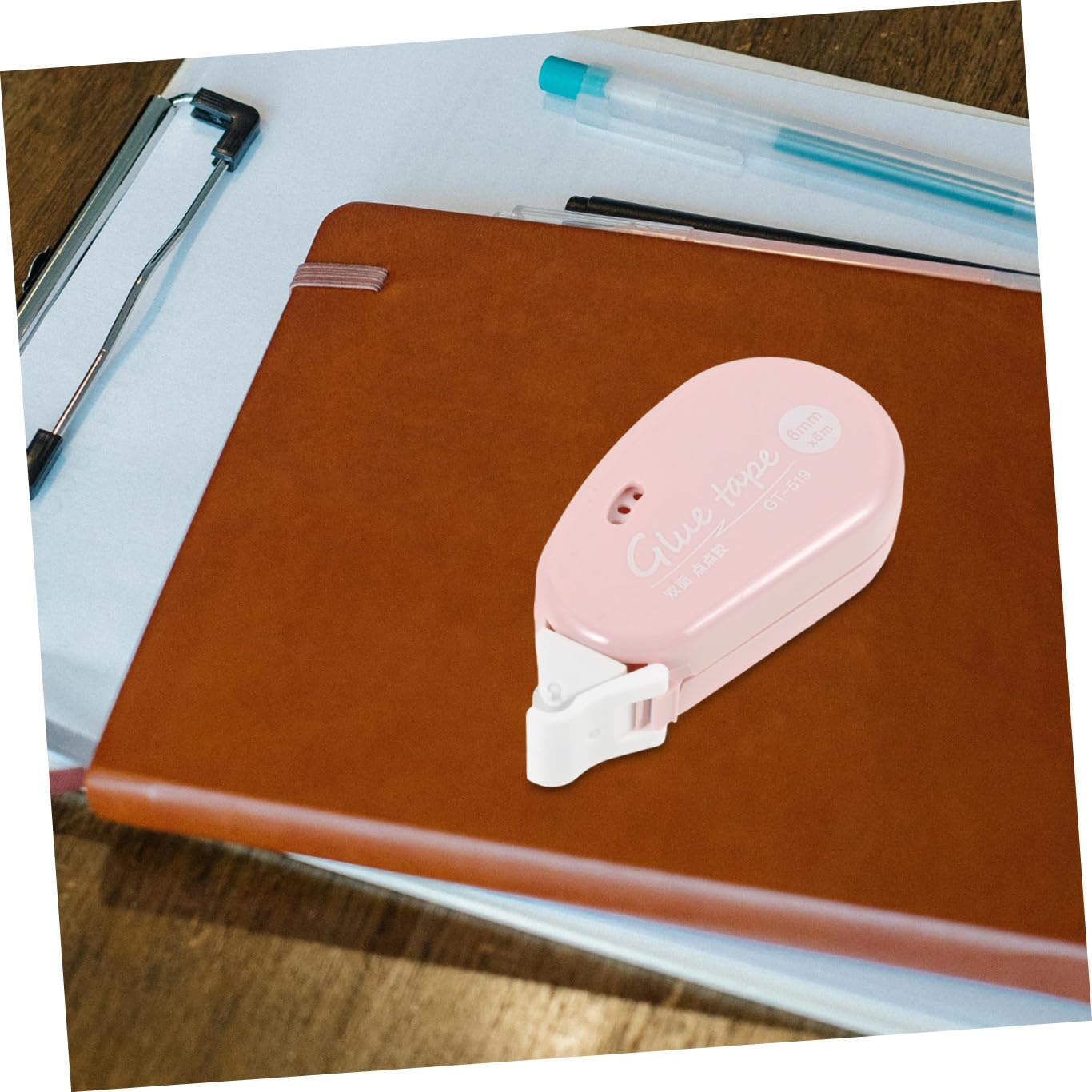 DOITOOL 5 Set Nastro Biadesivo Con Dispenser Nastro Adesivo Biadesivo Per Scrapbooking Versatile 4 Pezzi*5