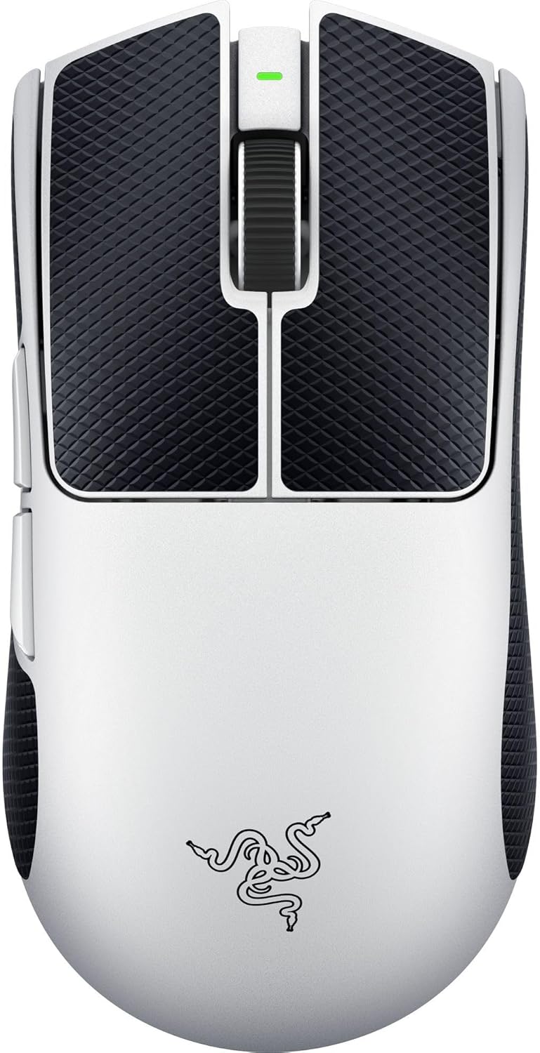 Razer Viper V4 Pro – Ratón Gaming para Esports simétrico inalámbric – Ultraligero 50 g – HyperSpeed Gen-2 con frecuencia de sondeo 8 KHz – Sensor Focus Pro 50K – Rueda de óptica – PC/Mac | Blanco 15