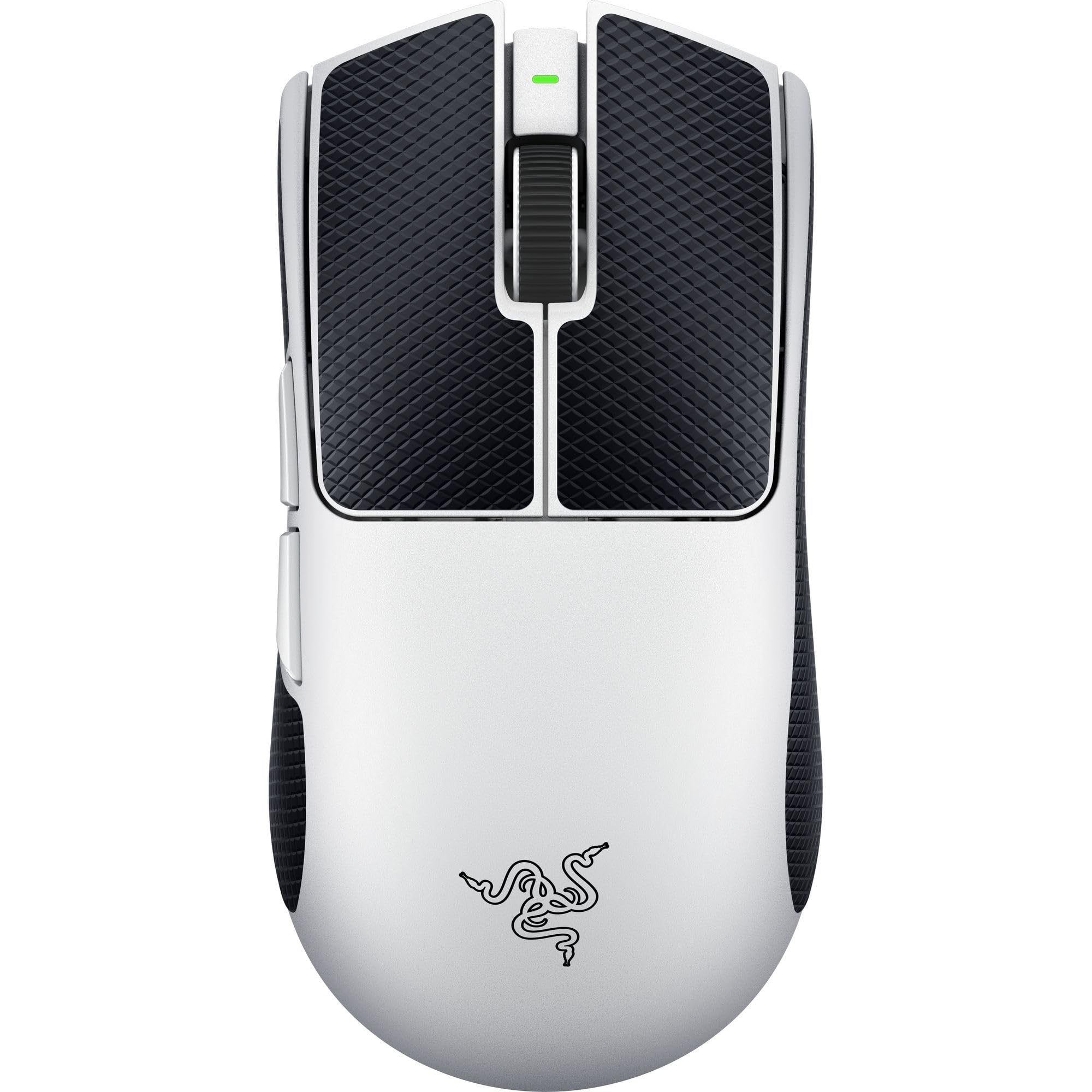 Razer Viper V4 Pro - Ratón Gaming para Esports simétrico inalámbric - Ultraligero 50 g - HyperSpeed Gen-2 con frecuencia de sondeo 8 KHz - Sensor Focus Pro 50K - Rueda de óptica - PC/Mac | Blanco