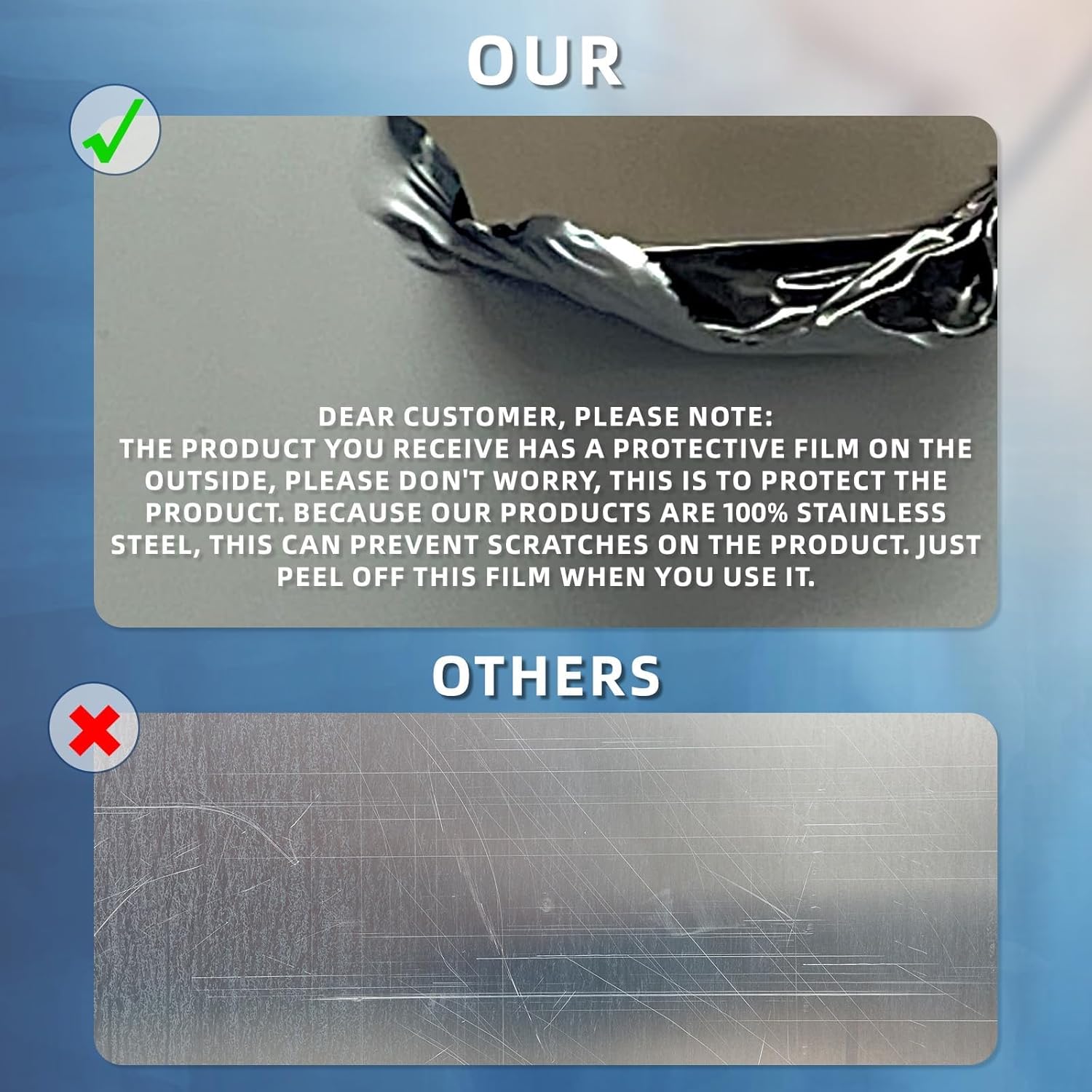 JINSONG 54" Commercial Beverage Refrigerator, 2 Glass Door Merchandiser Cooler, 49 Cu.ft Reach-in Display Fridge with LED Lighting & 8 Shelves, Stainless Steel