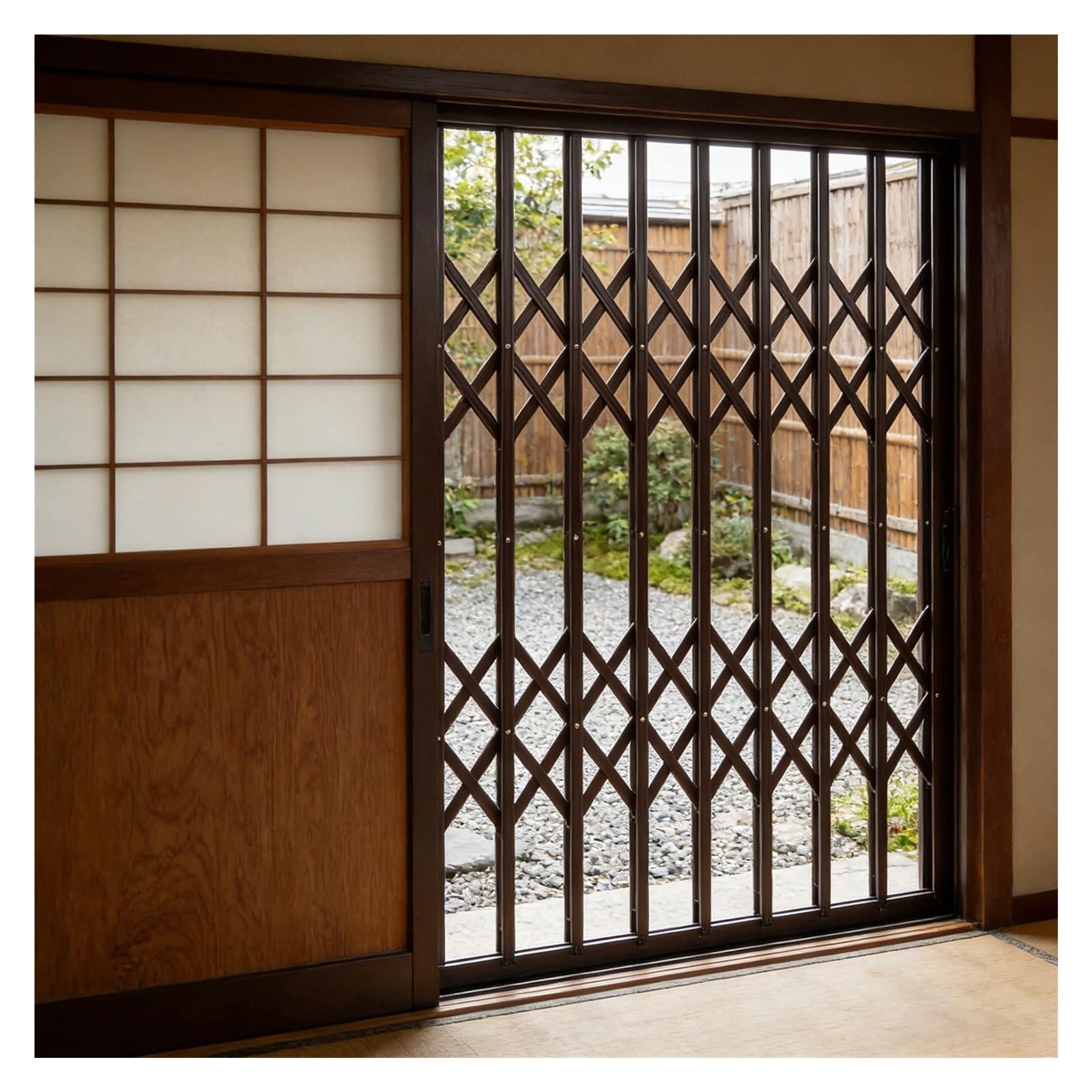 Barre de sécurité fenêtre anti-effraction réglable de 50 à 120 cm pour maison