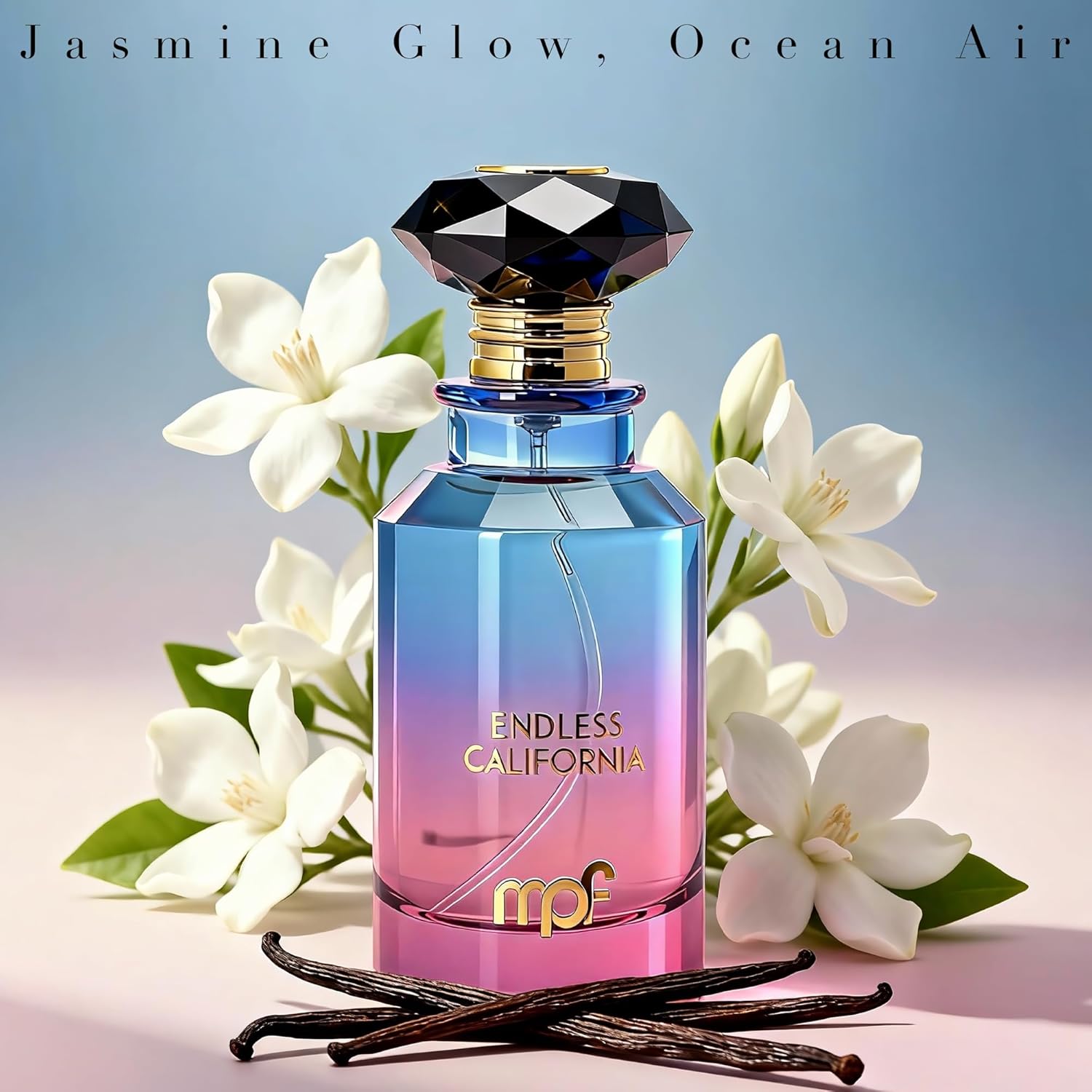 Endless California Unisex Cologne Eau de Parfum 100ml Summer Citrus Amber Scent Sparkling Mandarin Orange & Guaiac Wood Fragrance Long Lasting Gift for Men and Women