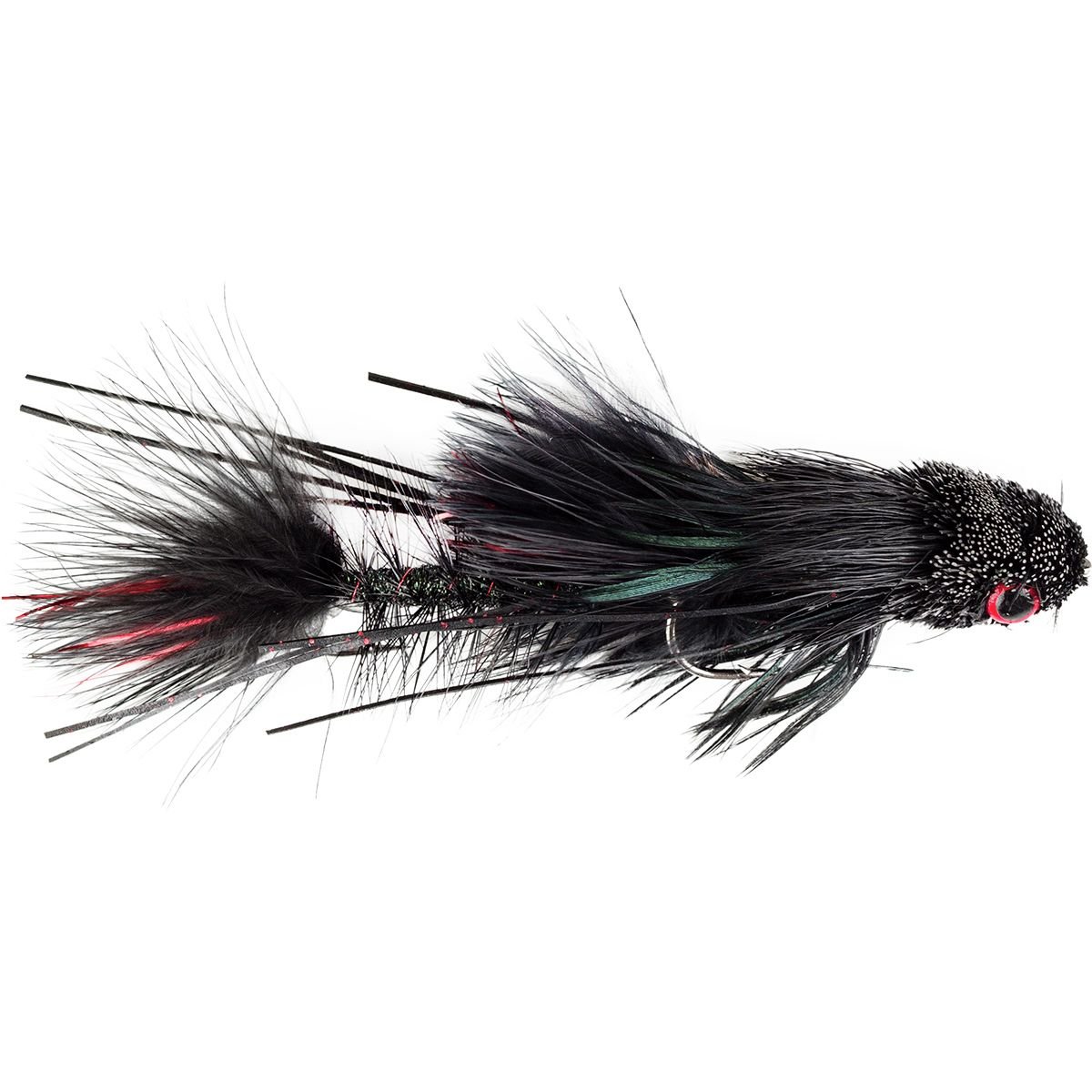 Montana Fly Company Galloup's Dungeon - Black #2 (1/2 DOZ)