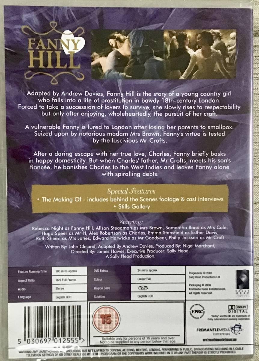 (未使用･未開封品)　Fanny Hill/ファニー・ヒル [DVD] v1yptgt Amazon.co.jp: ファニー・ヒル~禁断の扉~ [DVD] : レベッカ