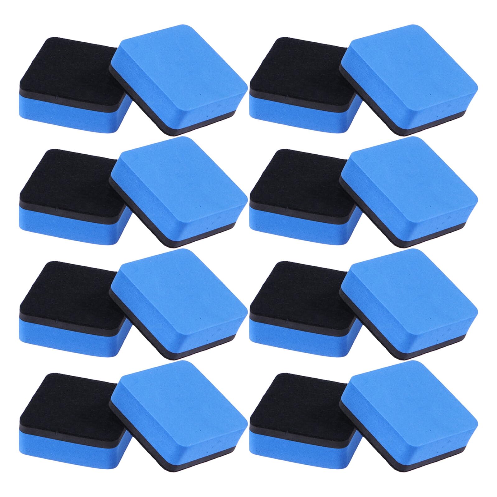 IDEANATEGRATE 20個EVAフォーム製ホワイトボード消しゴム 20個セット 小型フェルトパッド 高吸着ダストキャプチャ ミニサイズ 学校 オフィス 会議室