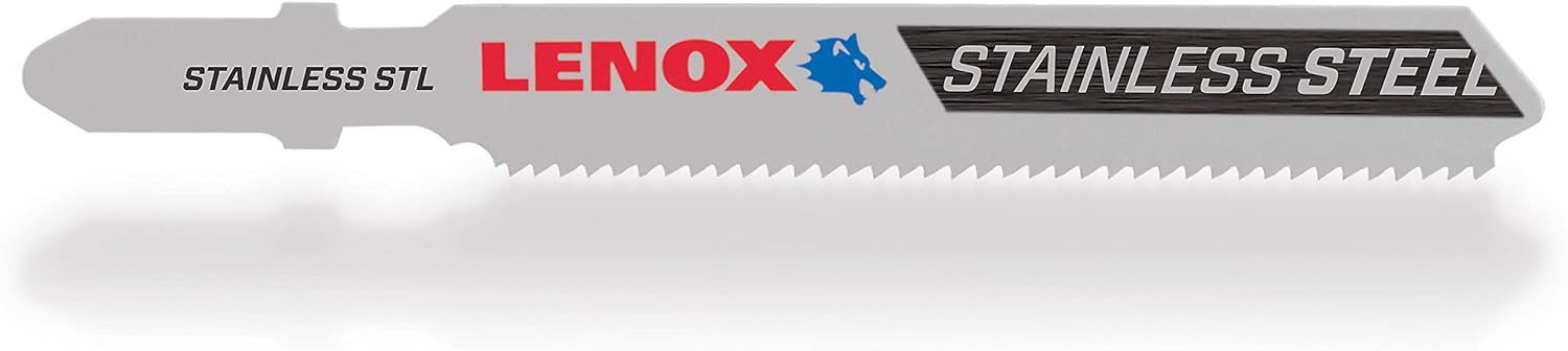 LENOX Tools 1991592 T-Shank Aluminum Cutting Jig Saw Blade, 4" x 3/8" TPI, 5 Pack