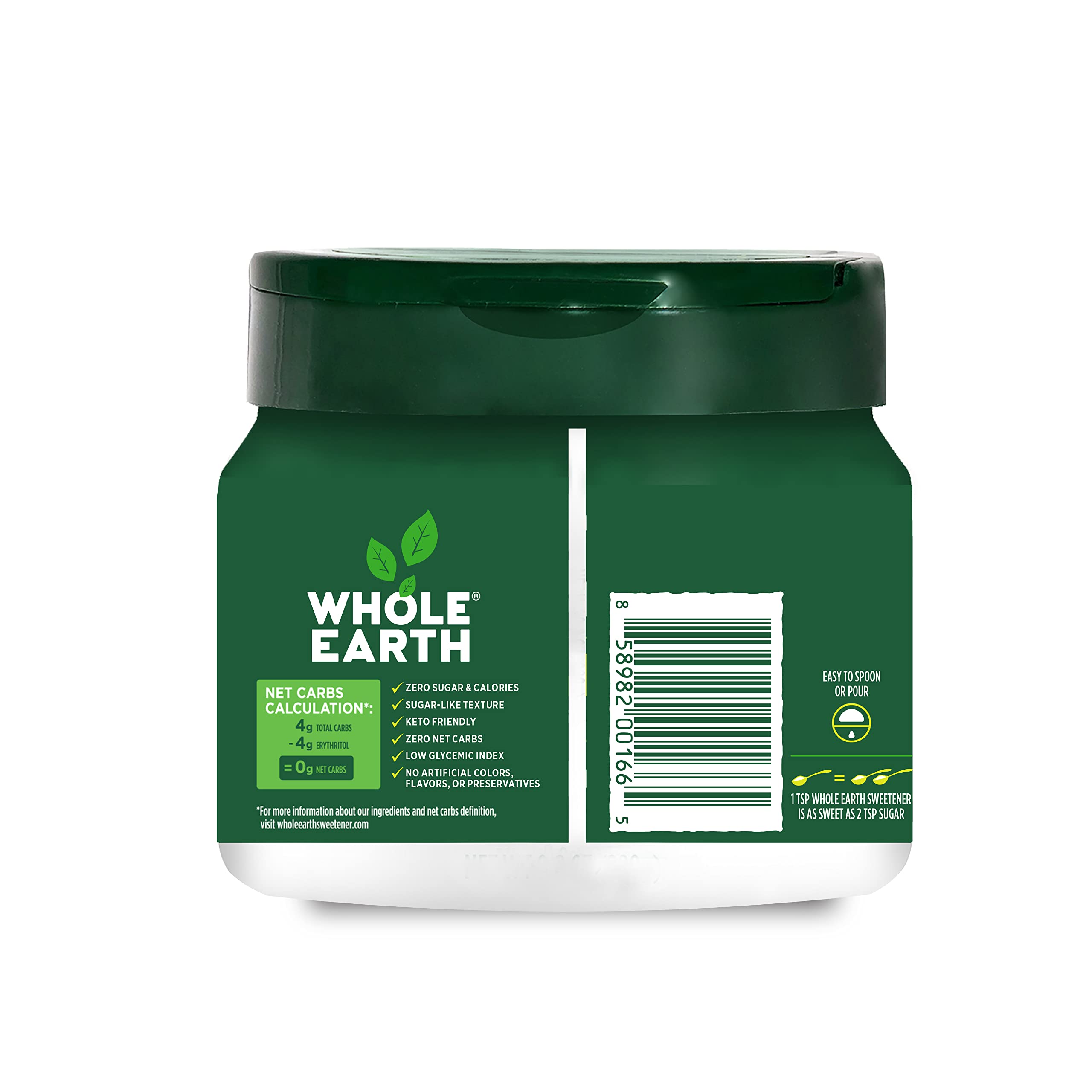 WHOLE EARTH Stevia & Monk Fruit PlantBased Sweetener