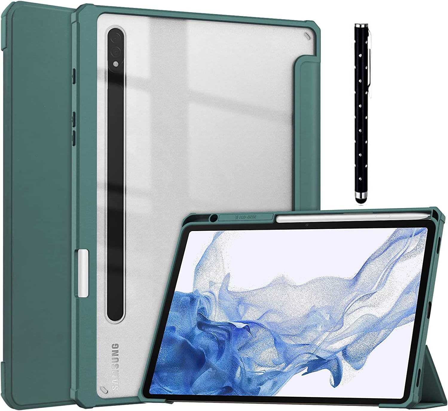 JETech Custodia per Samsung Galaxy Tab S8 2022/S7 2020 11 Pollici con S ...