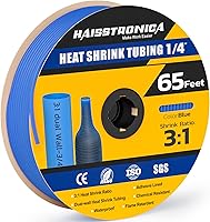 Vista 28 de haisstronica Tubo termorretráctil 3:1, relación de encogimiento, tubo termorretráctil de grado marino forrado con adhesivo para el hogar, automoción