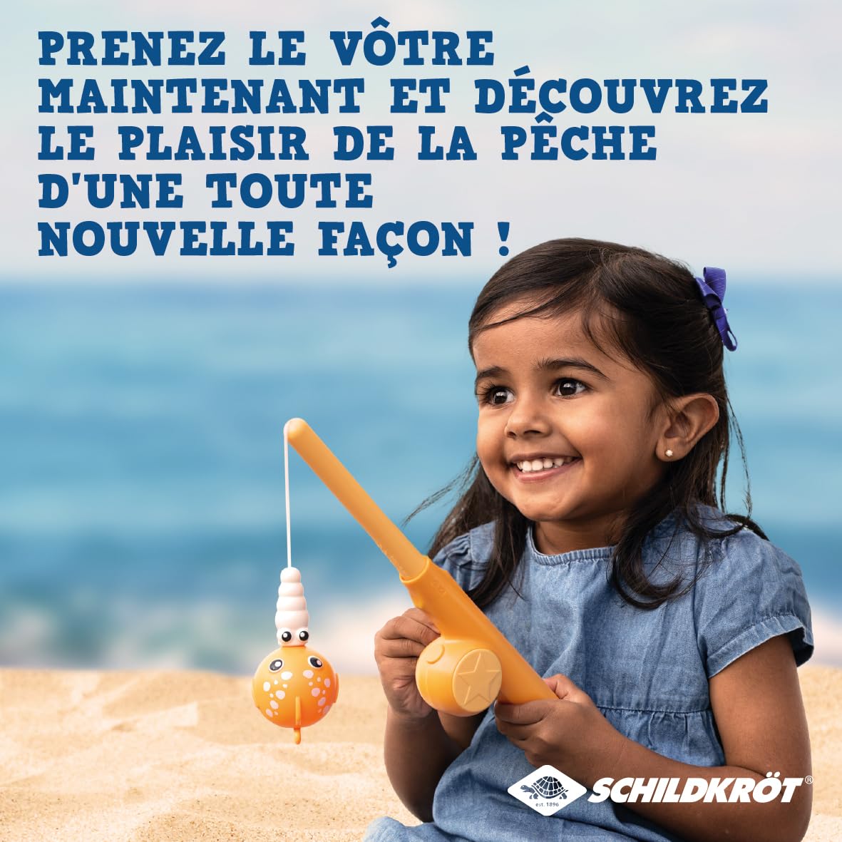 Schildkröt Jeu de Pêche Magnétique | pour Intérieur et Extérieur | Canne Télescopique Incluse | Jouet Éducatif et Amusant | Développement de la Coordination | À Partir de 3 Ans