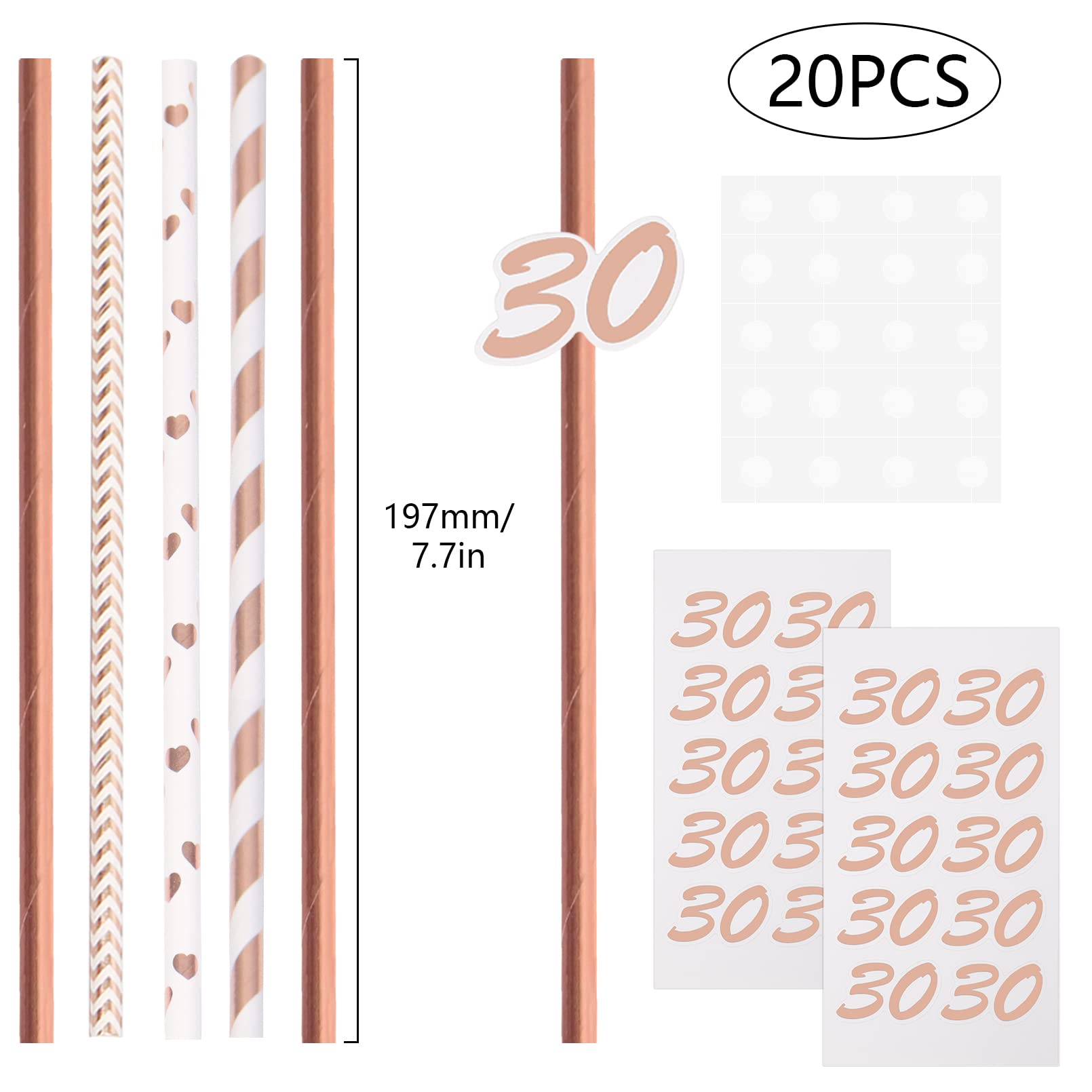 140 Confettis En Bois Pour 40 Ans - Décoration Table Anniversaire Avec Chiffre 40, Cœurs, étoiles (2-6,5cm) - 10