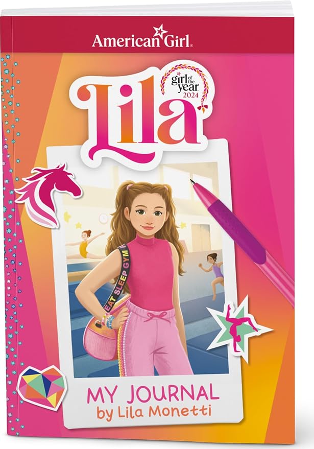 Muñeca American Girl Lila 18 pulgadas con diario miniatura 8