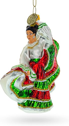 BestPysanky Adorno navideño de cristal bailarín BestPysanky Adorno navideño de cristal bailarín