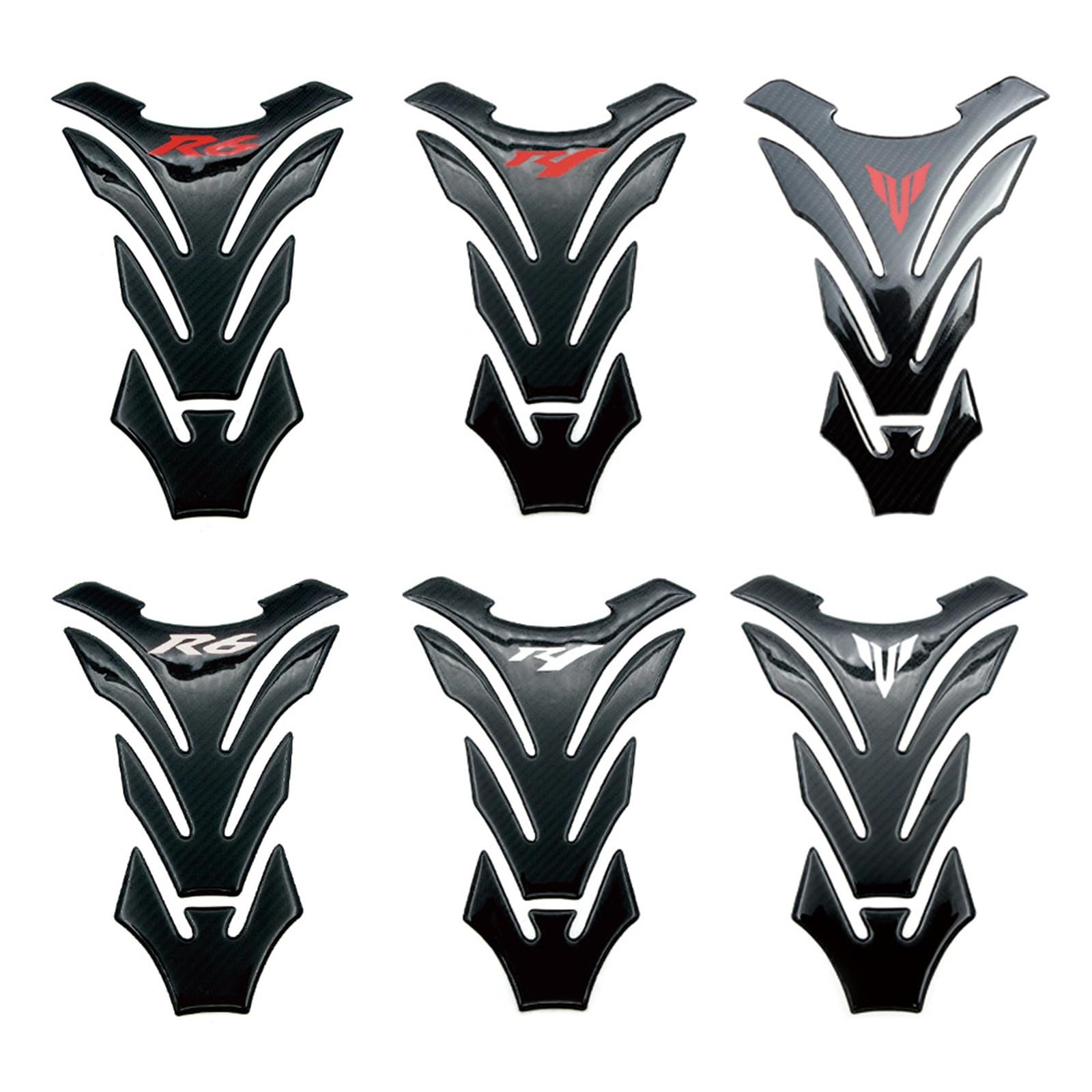 For Yamaha YZF-R1 R6 MT09 MT07 Adesivo Protezione Serbatoio Carburante Moto