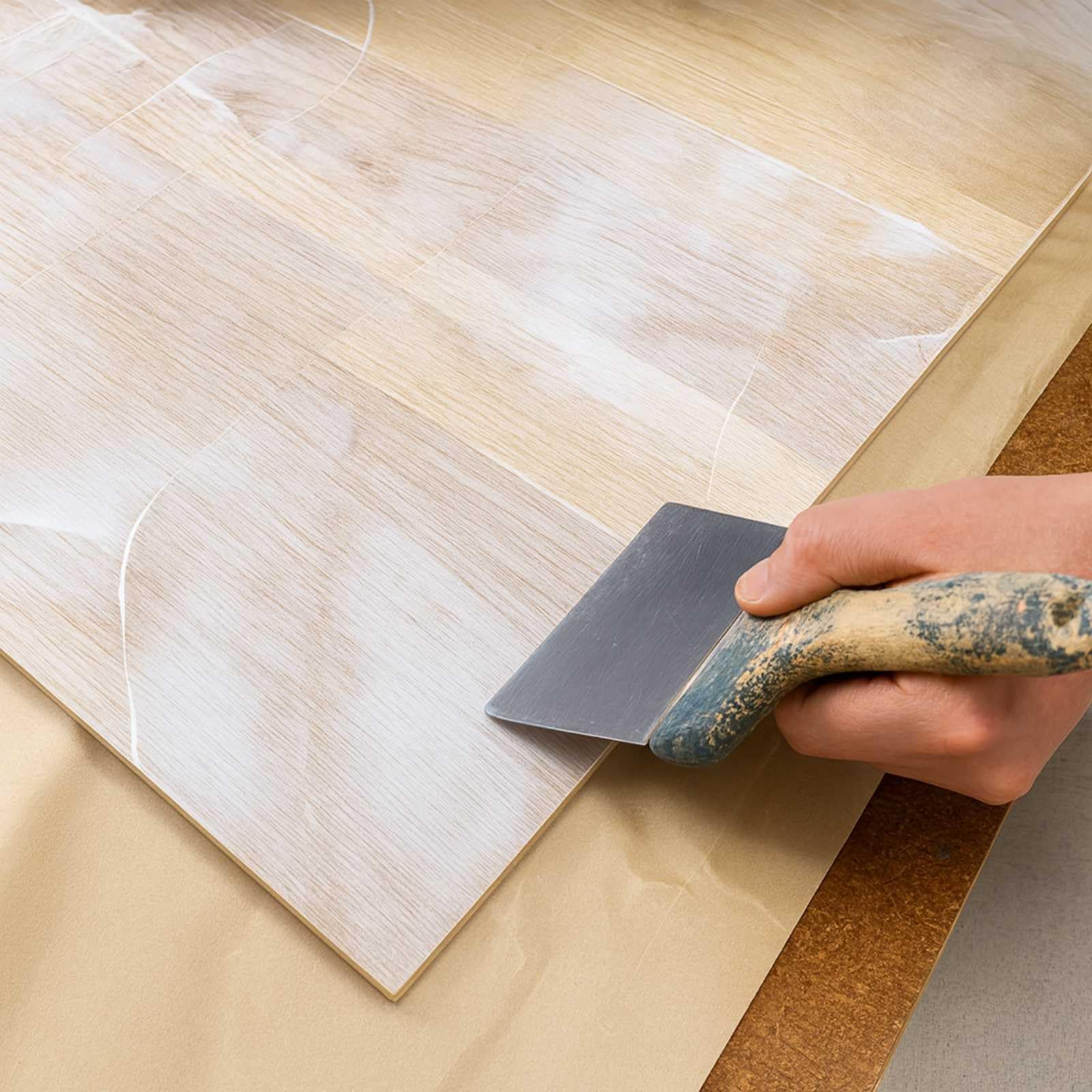 Colle Placage Bois - Codeve Bois - 1L - Intérieur - Pour L'assemblage Par Contact De Votre Placage, Feuille Ou Chant En Bois.